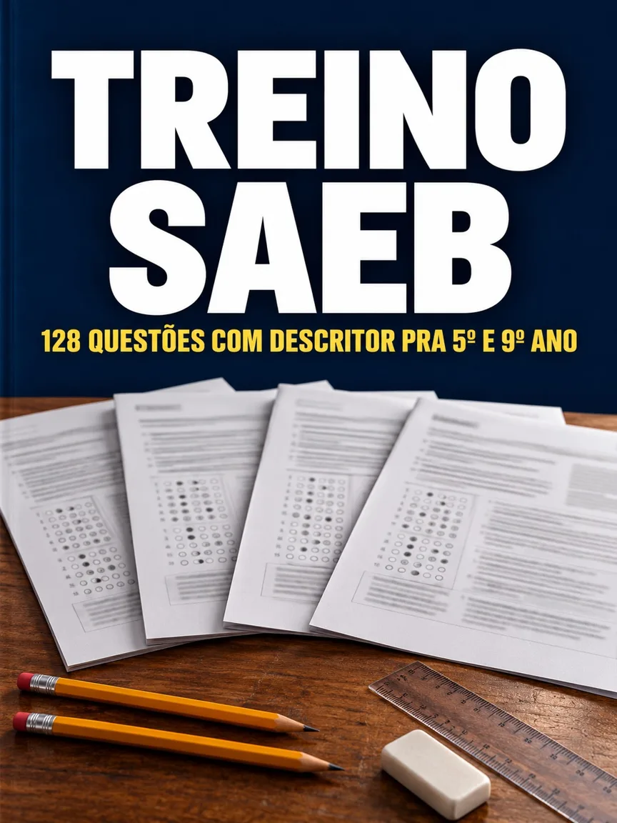 Capa do livro Treino SAEB